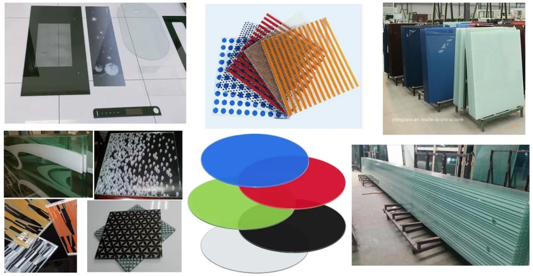 Tempered Glass Laminated Glass Double Glazed Enameled Glass Silk Screen Printing Glass Ceramic Fritted Glass